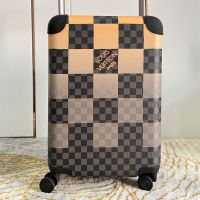 Louis Vuitton Horizon 55 Luggage In Giant Damier Graphite Canvas Orange