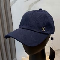Louis Vuitton LV Iconic Baseball Cap in Monogram Giant Cotton Navy Blue