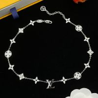 Louis Vuitton Idylle Blossom Multi-Motif Necklace in Metal with Diamonds Silver