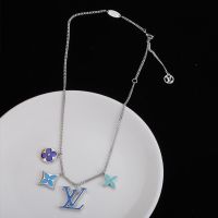 Louis Vuitton LV Instinct Pendant Necklace in Metal with Enamel Silver