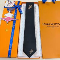Louis Vuitton x Tyler the Creator Jumping Dog Tie in Silk M79824 Black