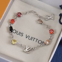 Louis Vuitton LV Light Bracelet in Metal with Crystals Silver