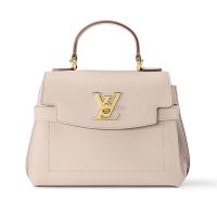 Louis Vuitton LockMe Ever Mini Handbag in Grained Calfskin M21052 Grey
