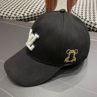 Louis Vuitton LV Signature Teddy Bear Baseball Cap In Cotton Black