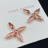 Louis Vuitton Louisette Stud Earrings in Metal Rose Gold