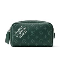 Louis Vuitton Mini Dopp Kit in Monogram Heritage Canvas M26871 Green