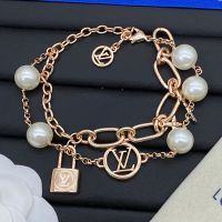 Louis Vuitton LV Mix Chains Bracelet in Metal Rose Gold