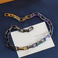 Louis Vuitton Monogram Chain Necklace In Metal M00307 Multicolor