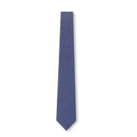 Louis Vuitton Monogram Classic Tie in Silk Blue