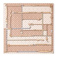 Louis Vuitton Monogram Confidential Square 90 Scarf in Silk M79594 Beige