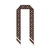 Louis Vuitton Monogram Silhouette BB Bandeau in Silk M97392 Brown