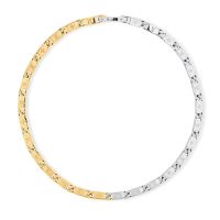 Louis Vuitton Monogram Tied Up Necklace in Metal M02229 Gold/Silver