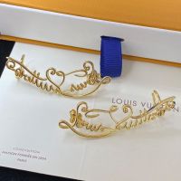 Louis Vuitton My LV Affair Earrings in Metal Gold