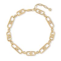 Louis Vuitton My LV Chain Necklace in Metal M01123 Gold