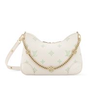 Louis Vuitton Boulogne PM Handbag in Bicolor Monogram Empreinte Leather M27571 White/Green