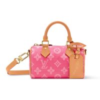 Louis Vuitton Speedy Nano Boston Bag in Monogram Origine Canvas M28322 Rose