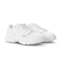 Louis Vuitton LV Olympia Sneakers Unisex Crinkled Naplak Leather and Nylon 1AJP18 White