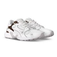 Louis Vuitton LV Olympia Sneakers Unisex Synthetic Leather and Mesh 1AHOEX White