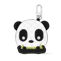 Louis Vuitton LV Panda Bag Charm in Monogram Canvas M03397 White