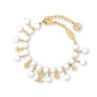 Louis Vuitton Pearl River Bracelet in Metal M1685A Gold