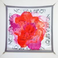 Louis Vuitton LV Petals Square 90 Scarf in Silk Pink