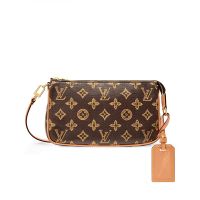 Louis Vuitton Pochette Accessoires Bag in Monogram Origine Canvas M27718 Coffee
