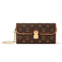 Louis Vuitton Pochette Camille Bag in Monogram Canvas M13566 Brown
