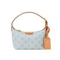 Louis Vuitton Pochette Hills Hobo Bag in Monogram Origine Canvas M28250 Blue