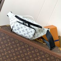 Louis Vuitton Rush Bumbag in Monogram Shadow Leather M25227 White
