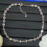 Louis Vuitton LV Sailor Necklace in Metal Silver