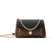Louis Vuitton Saint Germain BB Crossbody Bags in Monogram Canvas M26398 Brown/Black