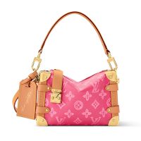 Louis Vuitton Side Trunk PM Handbag in Monogram Origine Canvas M27784 Rose