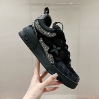 Louis Vuitton LV Skate Sneakers Unisex Suede and Mesh Black