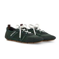 Louis Vuitton LV Sneakerina Sneakers Unisex Nylon and Suede 1AIVKZ Green