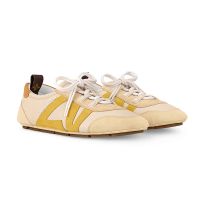 Louis Vuitton LV Sneakerina Sneakers Women Lambskin and Suede 1AHNEU Beige