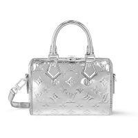 Louis Vuitton Speedy 20 Bandouliere Bag in Monogram Canvas M11987 Silver