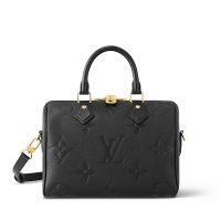 Louis Vuitton Speedy 25 Bandouliere Bag in Monogram Empreinte Giant Leather M58951 Black