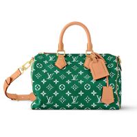 Louis Vuitton Speedy P9 Bandouliere 30 Bag in Monogram Calfskin M14077 Green
