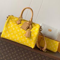 Louis Vuitton Speedy P9 Bandouliere 30 Bag in Monogram Calfskin M14068 Yellow