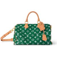 Louis Vuitton Speedy P9 Bandouliere 40 Bag in Monogram Calfskin M24417 Green