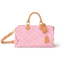 Louis Vuitton Speedy P9 Bandouliere 40 Bag in Monogram Calfskin M13918 Pink
