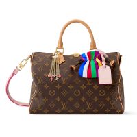 Louis Vuitton Speedy Soft Bandouliere 30 Bag in Monogram Canvas M26498 Brown