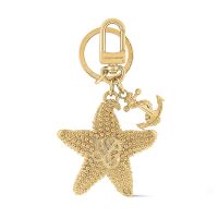Louis Vuitton LV Starfish Bag Charm in Metal M02622 Gold