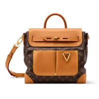 Louis Vuitton Steamer 30 Versatile Bag in Monogram Canvas M25989 Brown