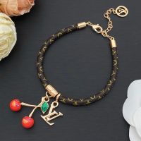 Louis Vuitton x TM Cerise Bracelet in Monogram Canvas and Metal Rose Gold