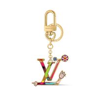Louis Vuitton x TM LV Iconic Superflat Key Holder in Metal M02468 Multicolor