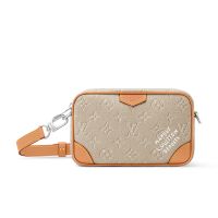 Louis Vuitton Trocadero Wearable Wallet in Monogram Heritage Canvas M27155 Beige