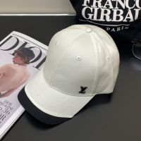 Louis Vuitton LV Iconic Baseball Cap In Cotton with Two-Color Visor White