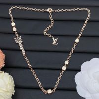 Louis Vuitton LV Vers Dice Necklace in Metal with Enamel Rose Gold