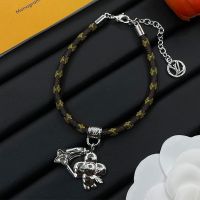 Louis Vuitton Vivienne Fairy Bracelet in Monogram Canvas and Metal Silver